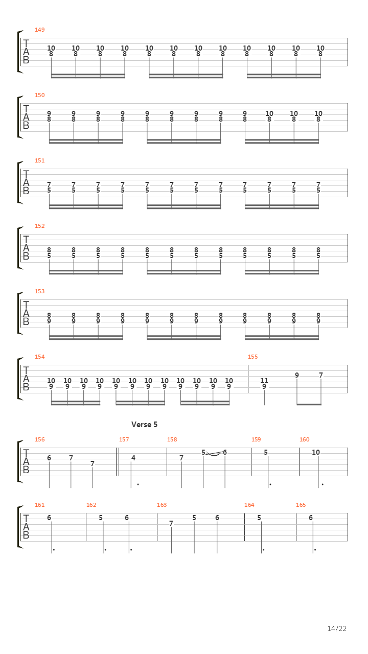 Remnant吉他谱
