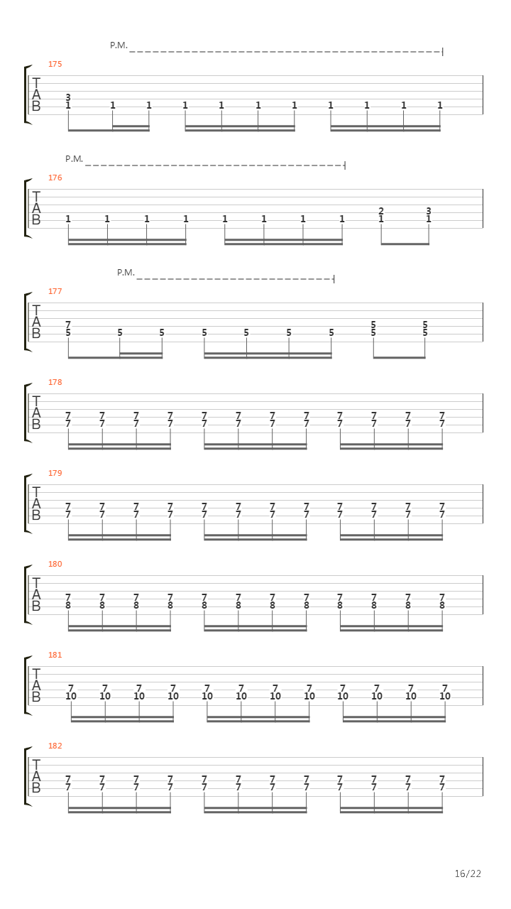 Remnant吉他谱