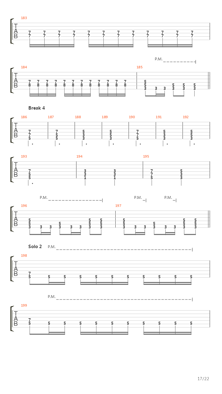 Remnant吉他谱