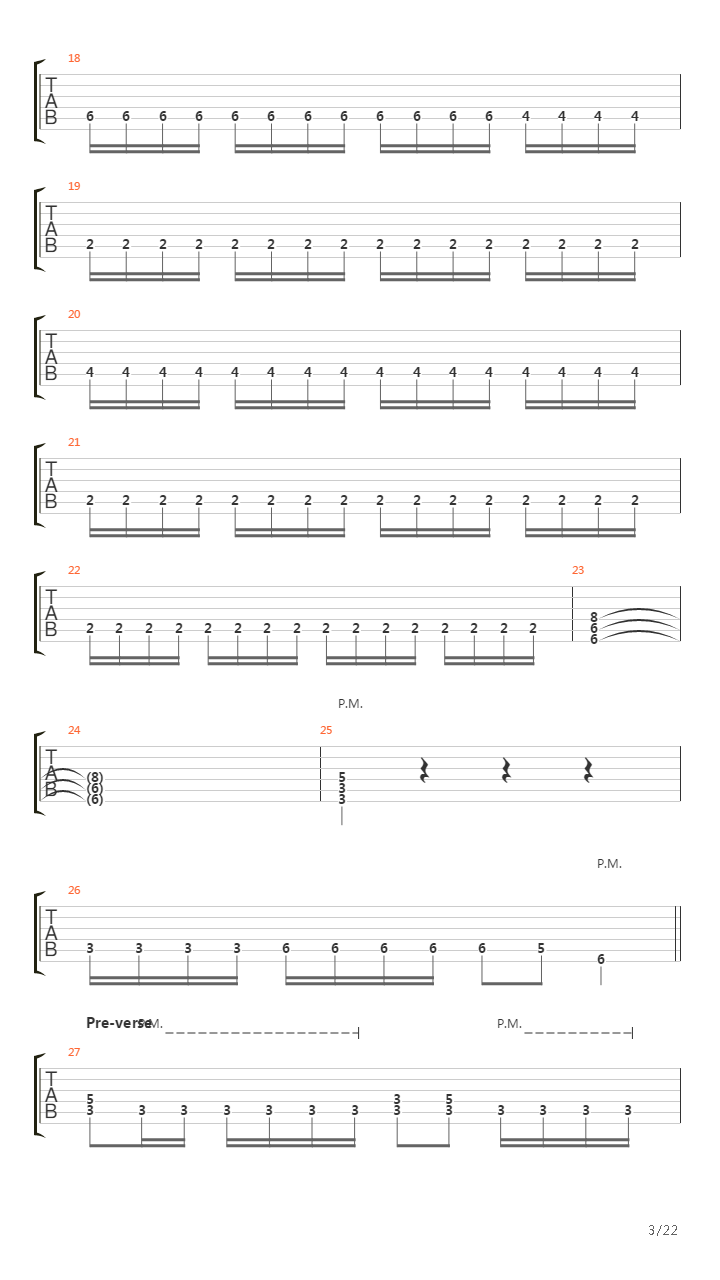 Remnant吉他谱