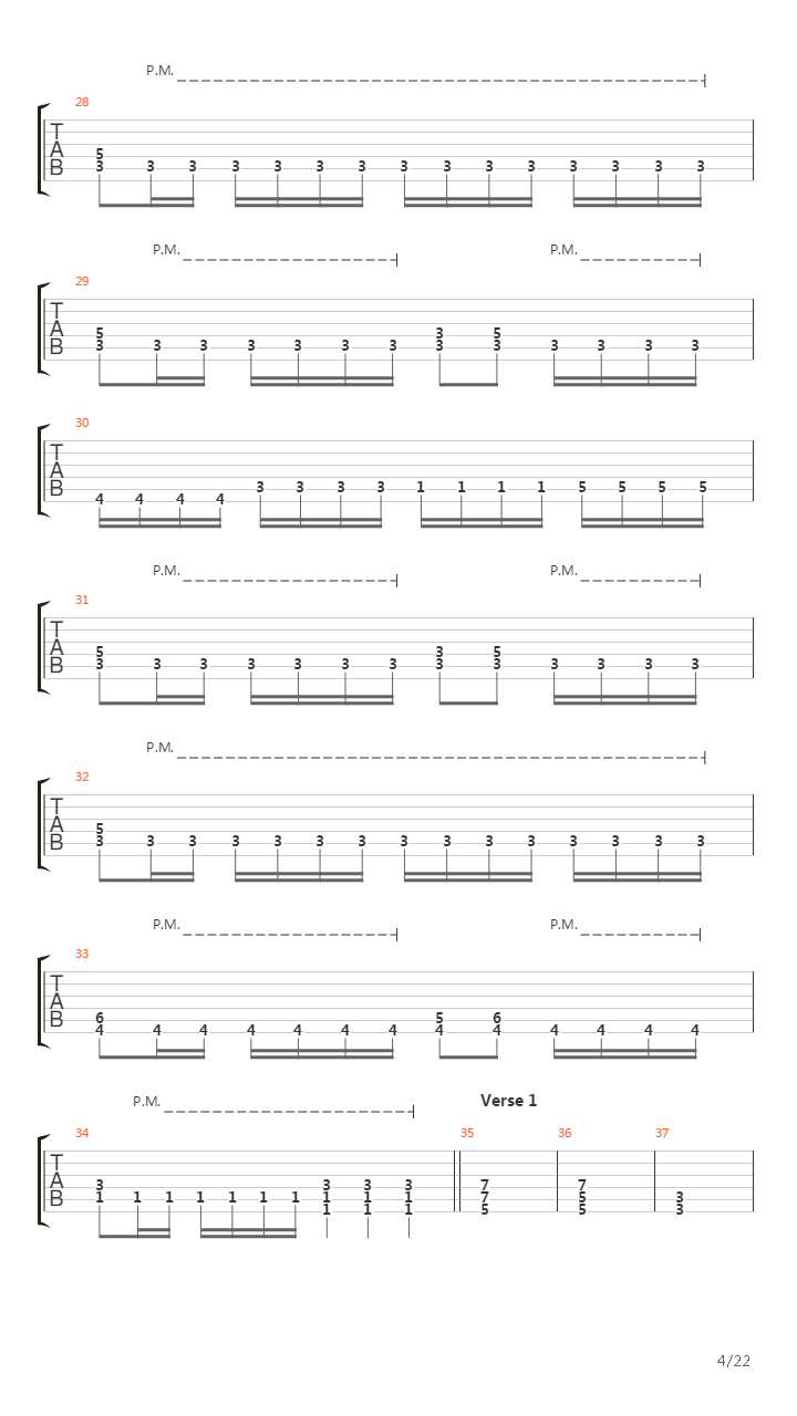 Remnant吉他谱