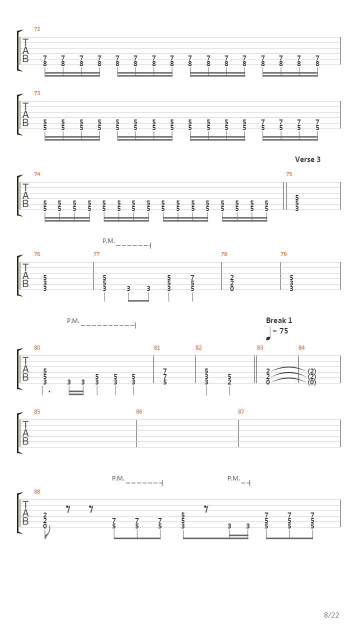 Remnant吉他谱
