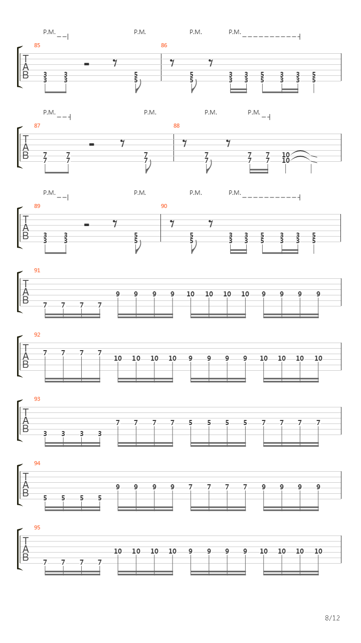 Arrival吉他谱