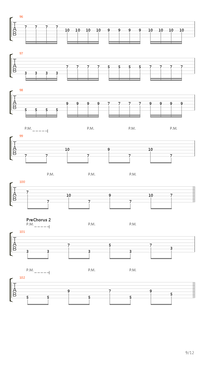 Arrival吉他谱