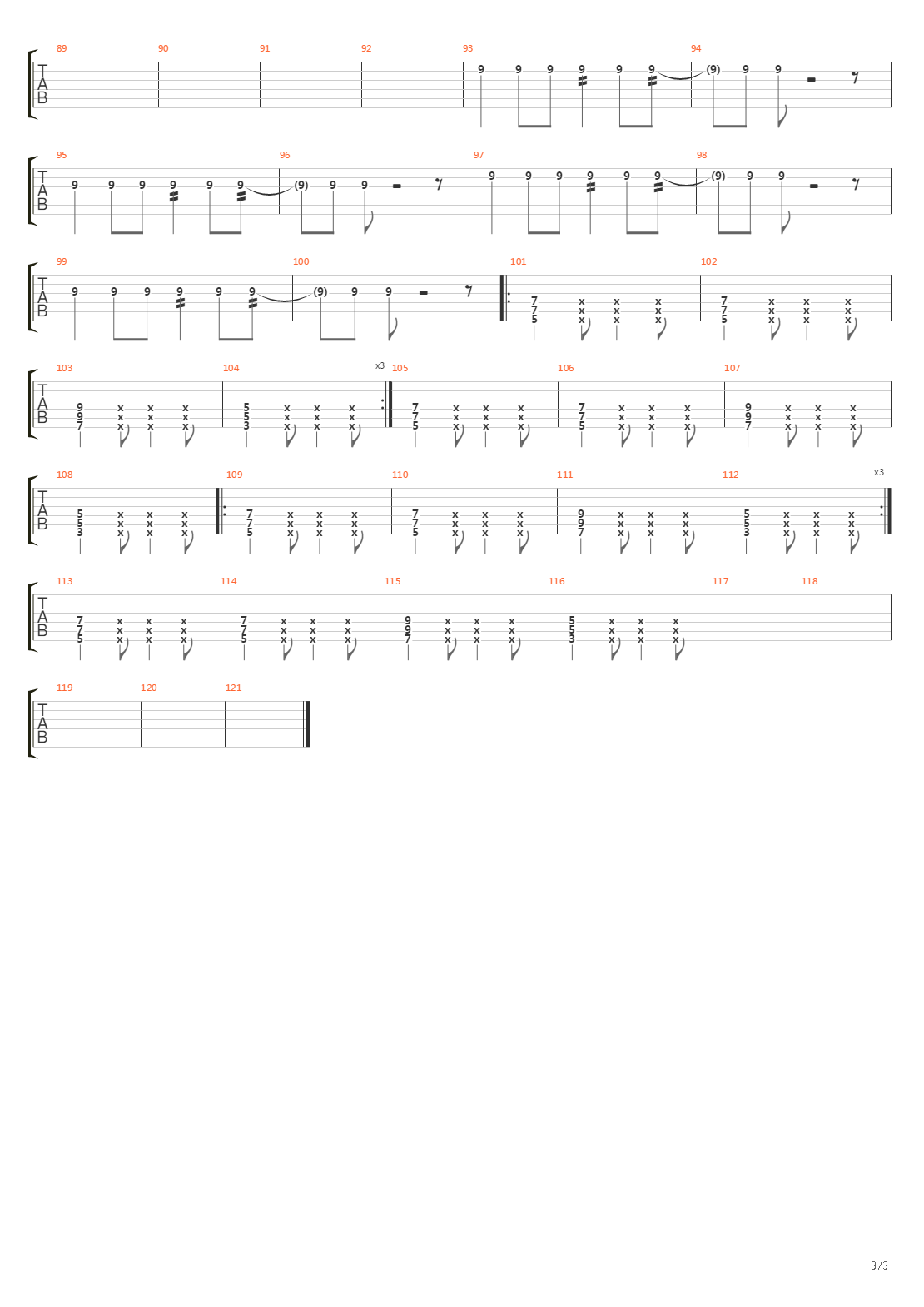 All Over Again吉他谱