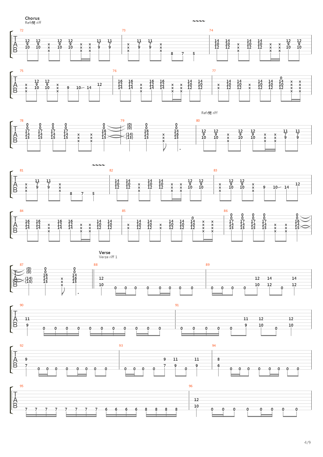 Szvidomr吉他谱