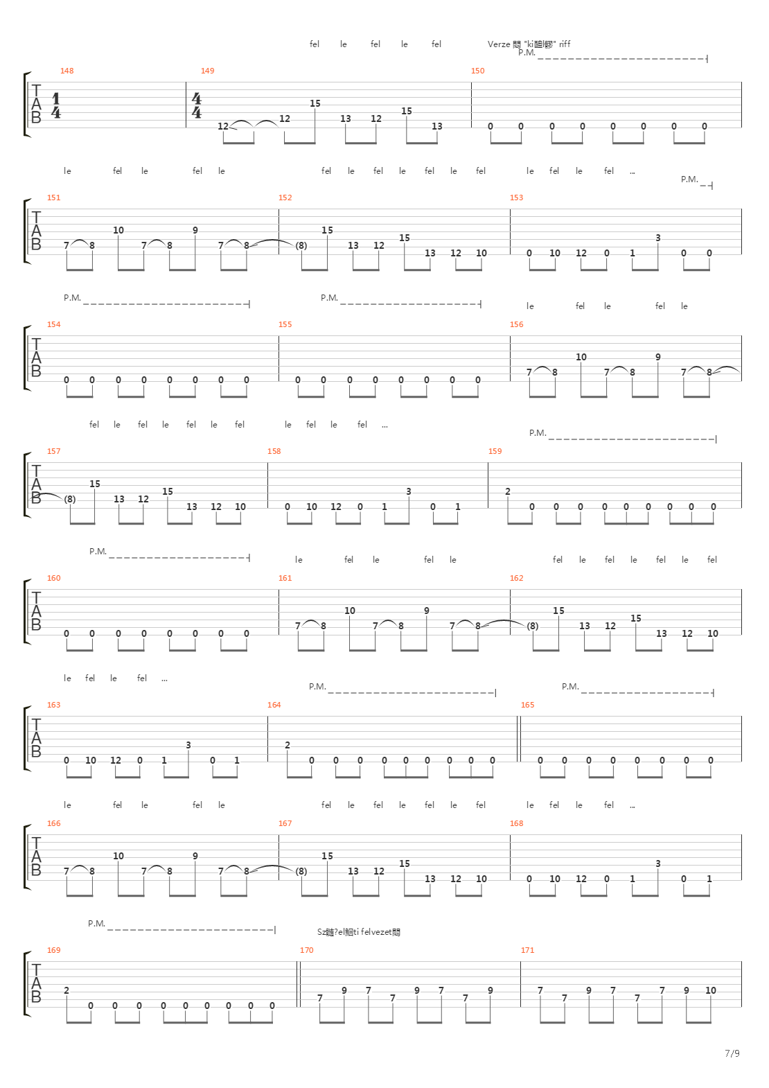 Szvidomr吉他谱