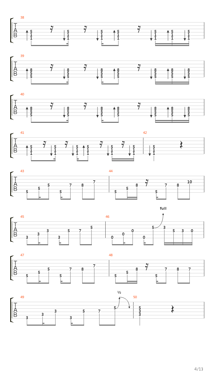 Vo Mne Akustika吉他谱