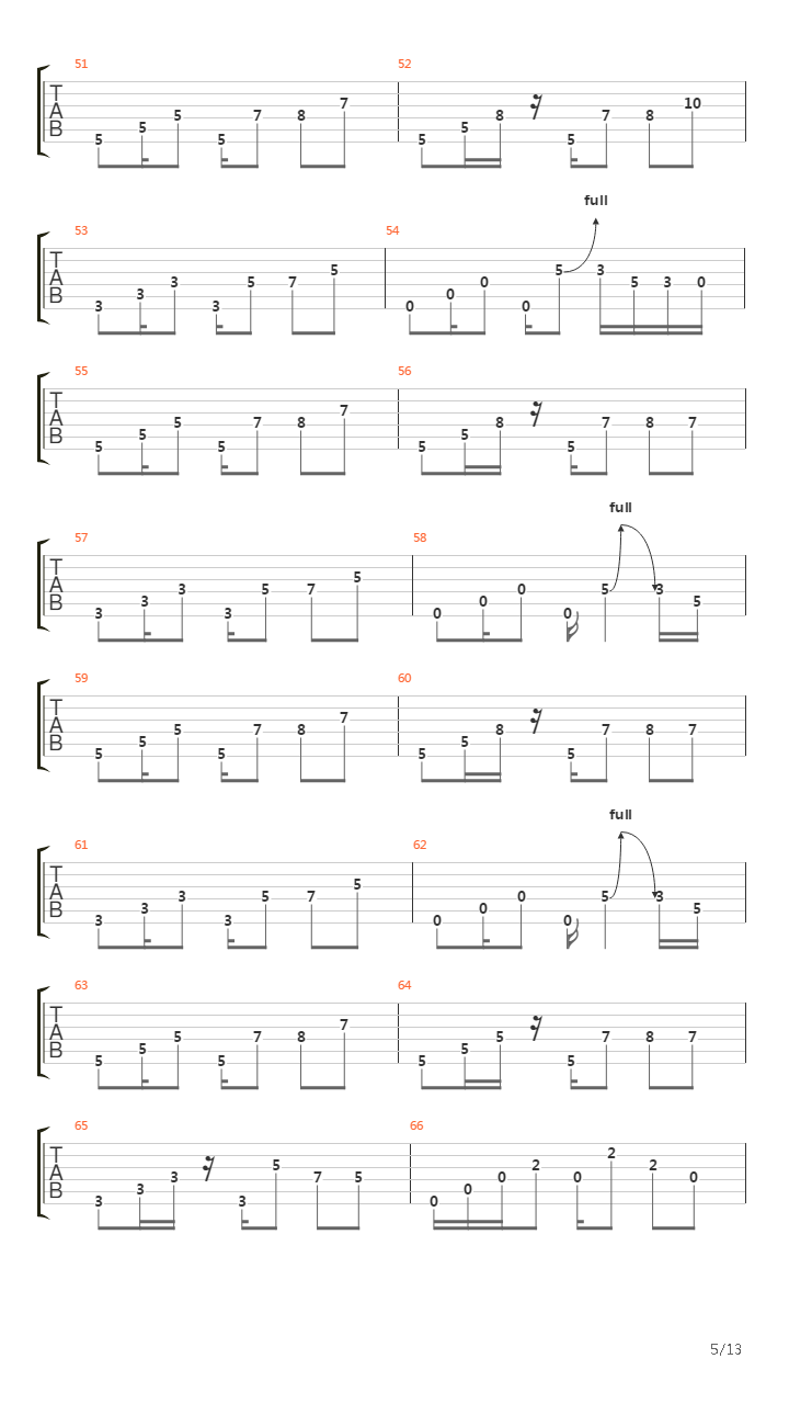 Vo Mne Akustika吉他谱