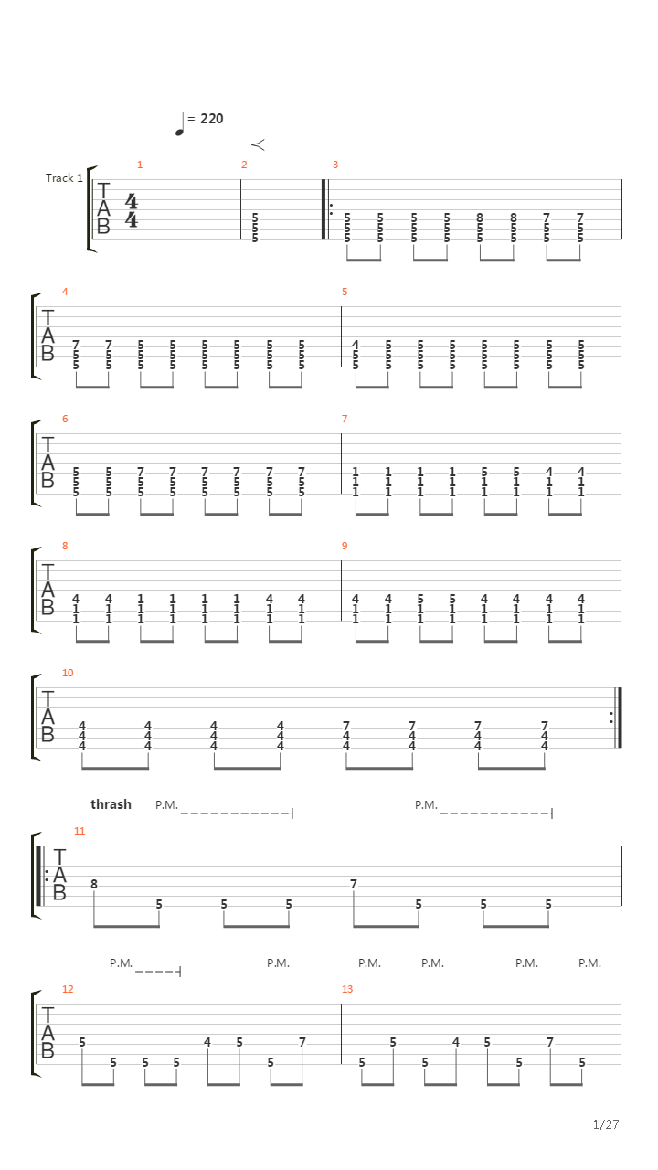 Maelstrom吉他谱