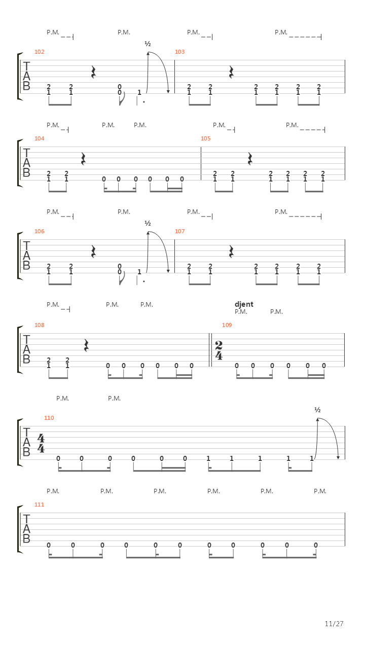 Maelstrom吉他谱