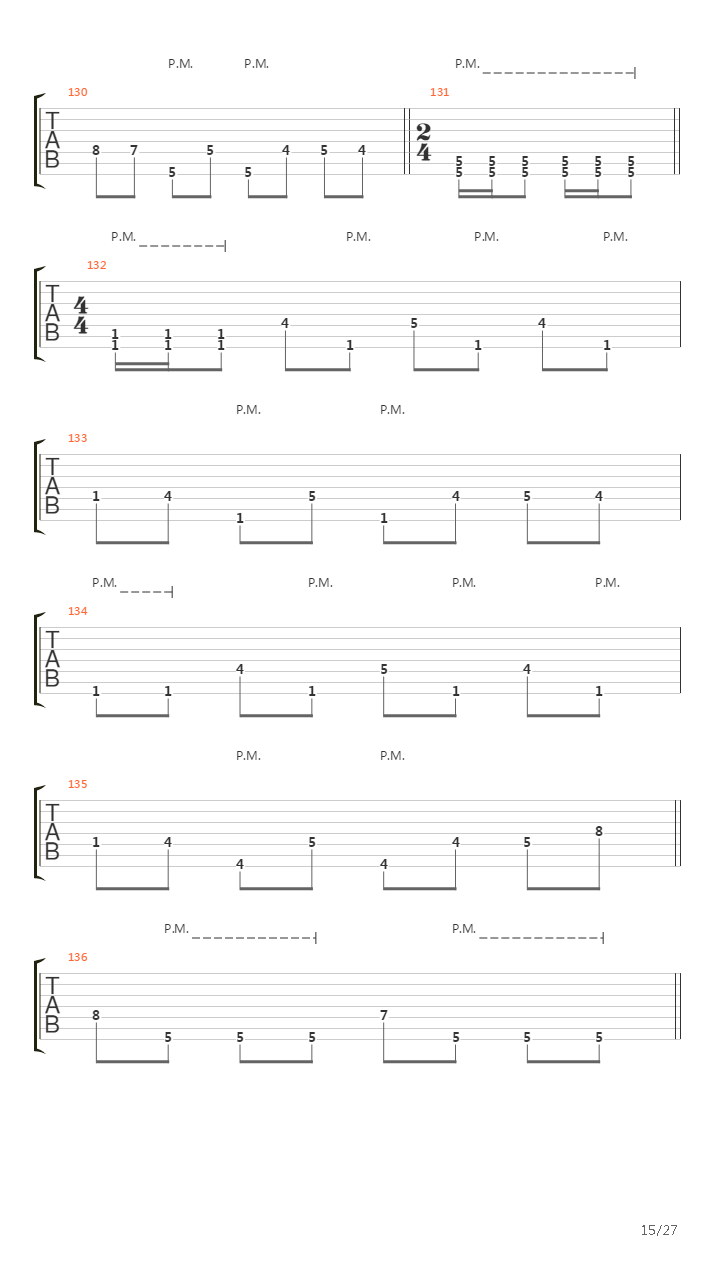 Maelstrom吉他谱