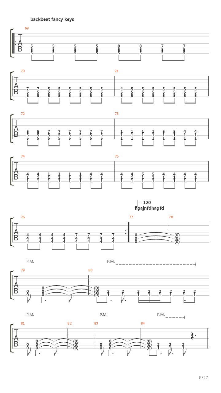 Maelstrom吉他谱