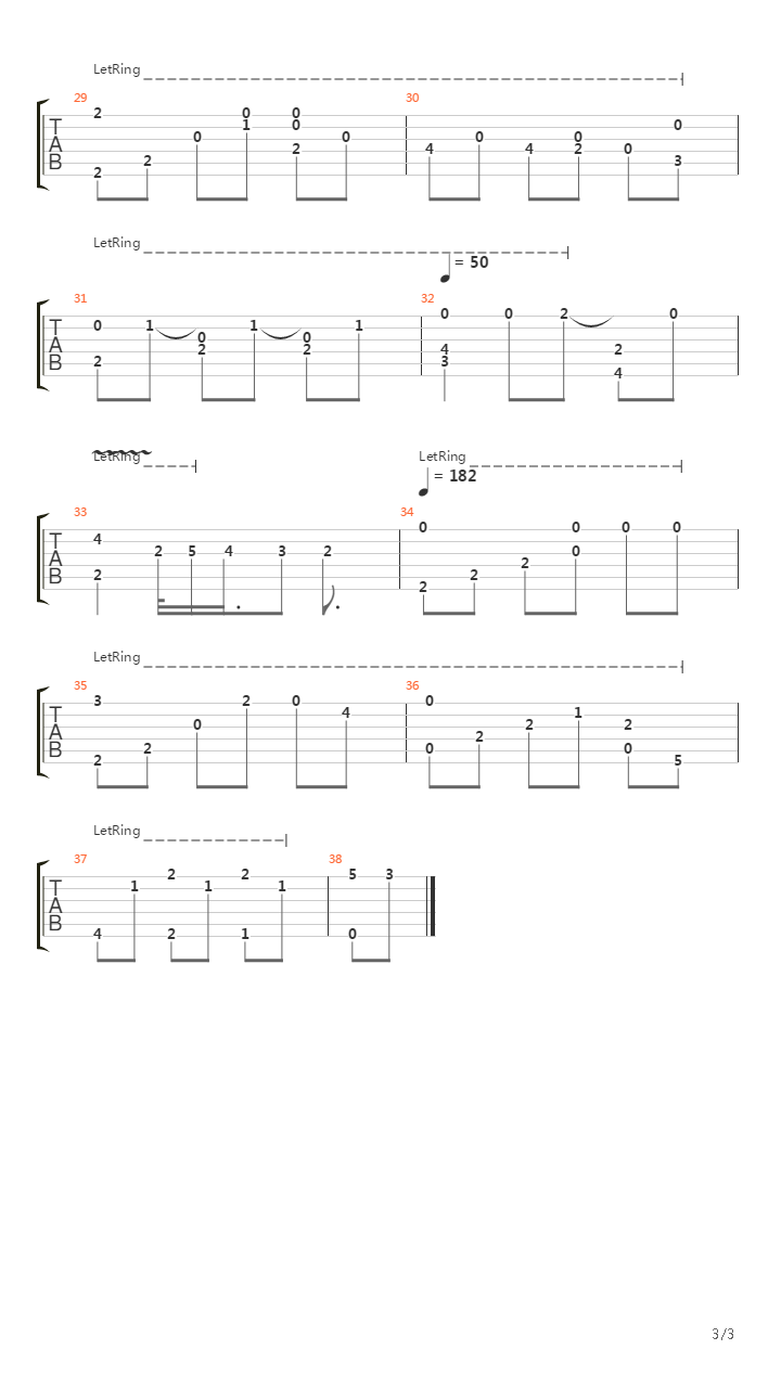 La Foule吉他谱