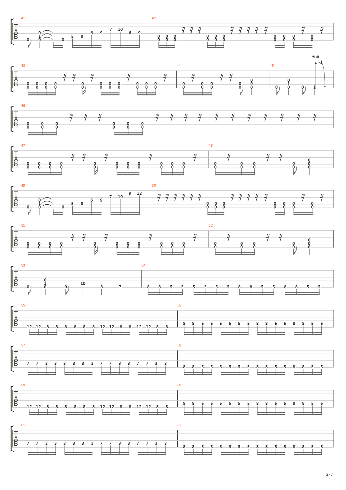 The Relapse吉他谱