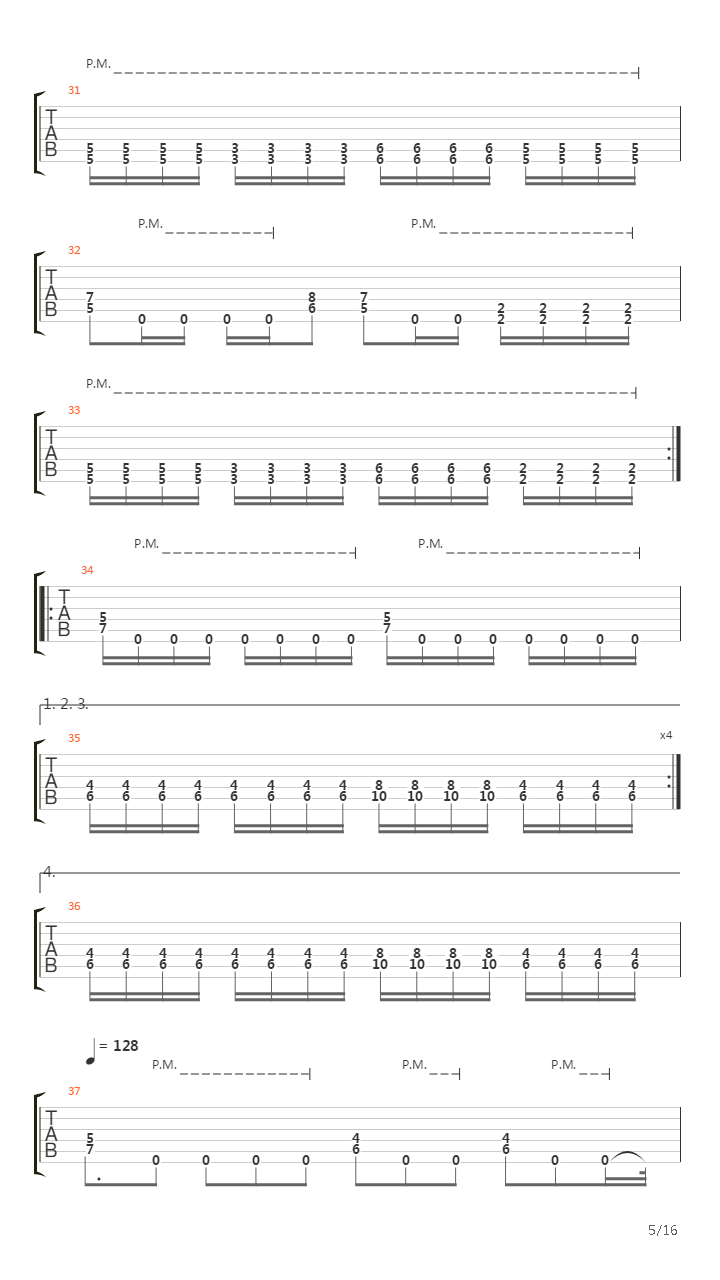 Kingdoms I Burnt吉他谱