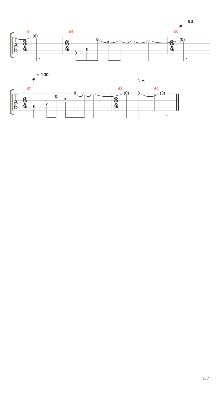 Solstice吉他谱