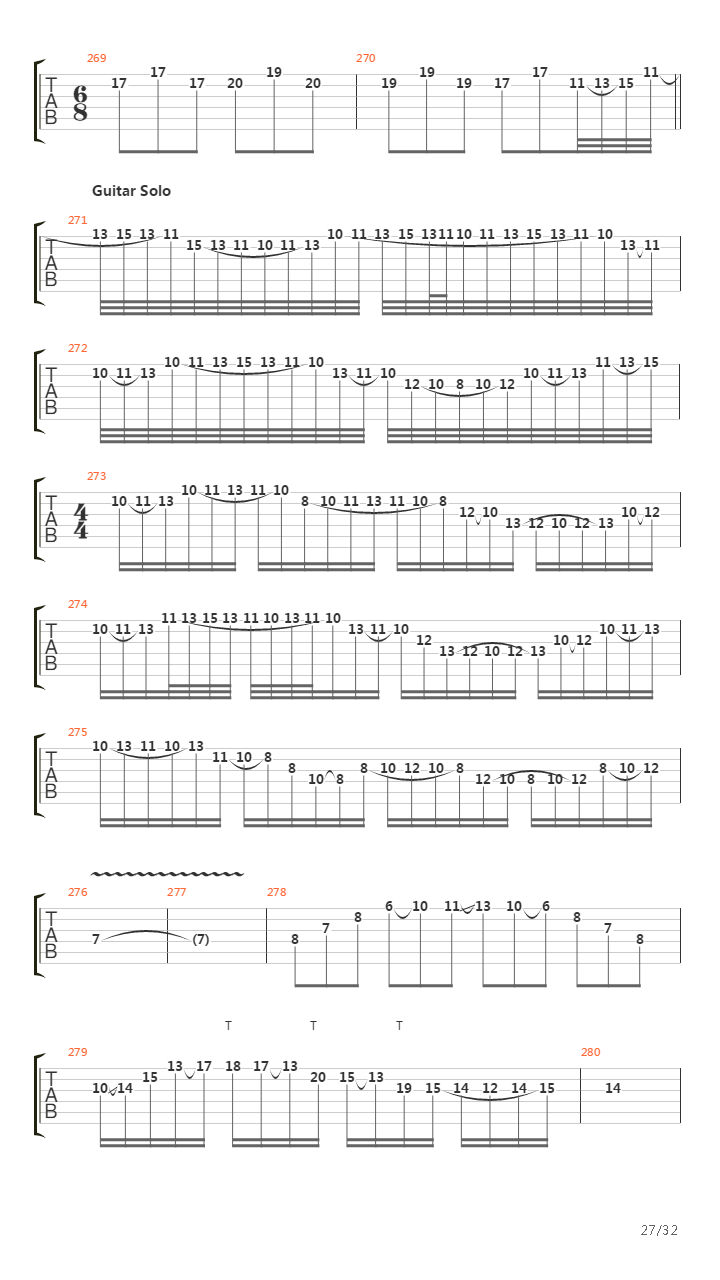 Tapestry Of The Starless Abstract吉他谱