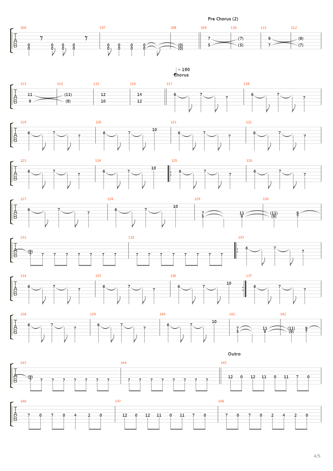 1000 Miles吉他谱