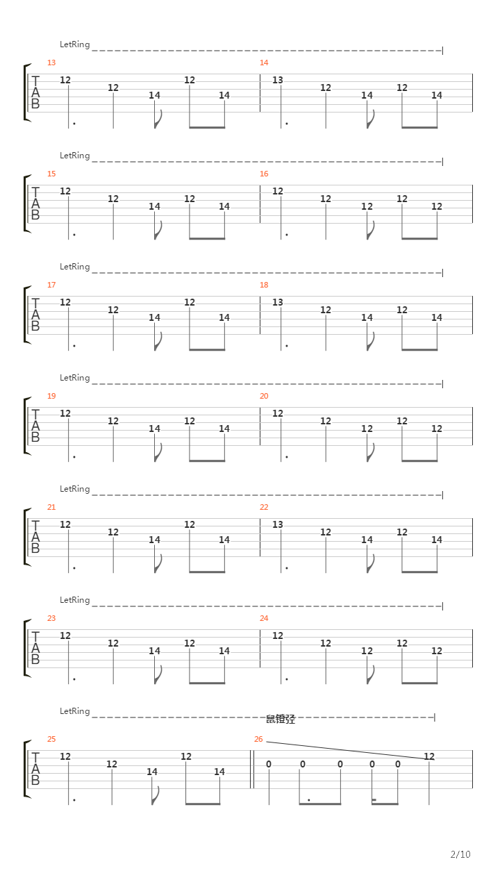 Vselennaya Besconechna吉他谱