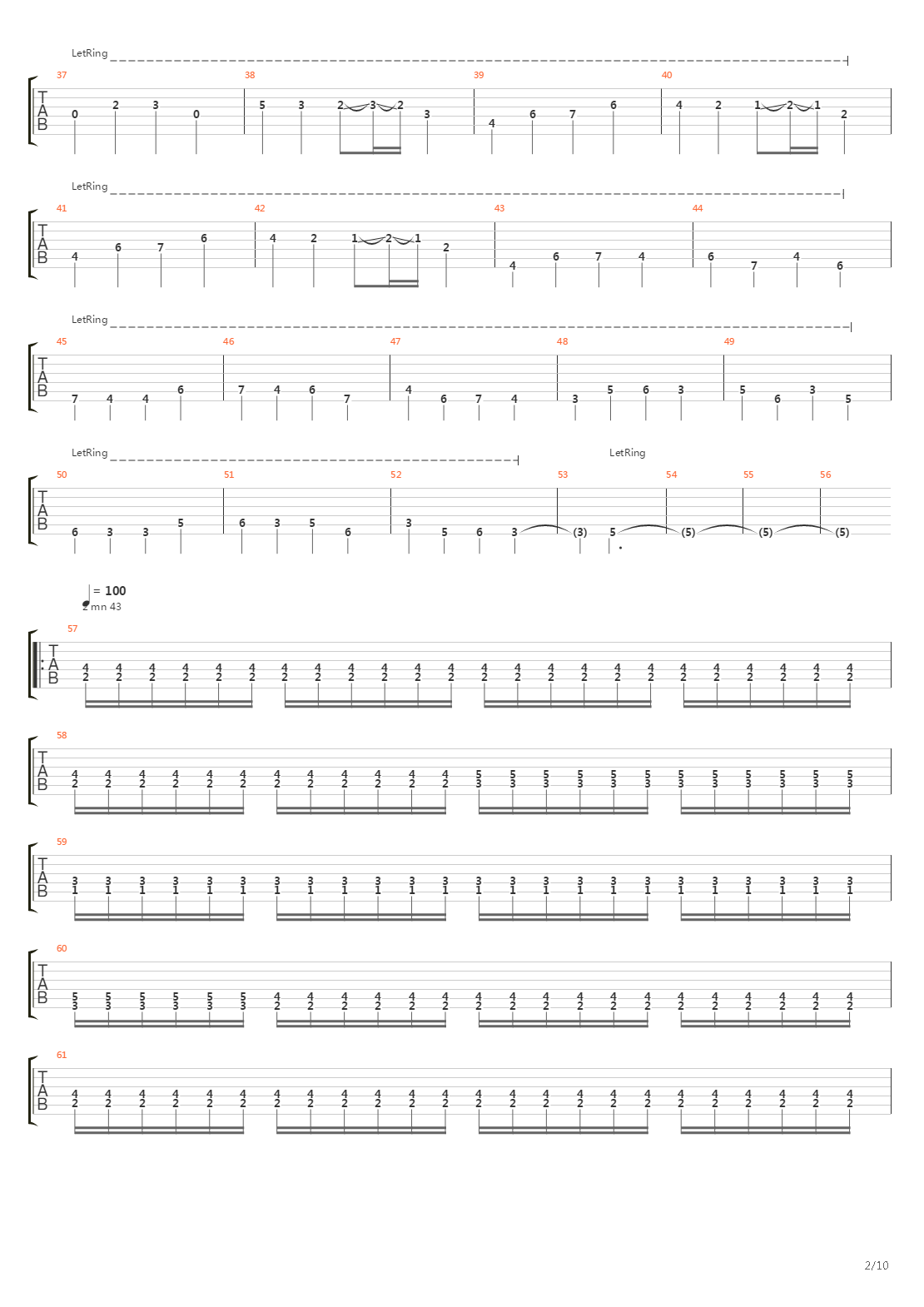 Die Baumfrau吉他谱