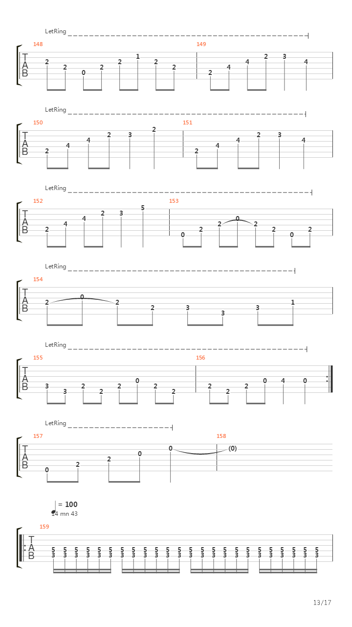 Die Baumfrau吉他谱