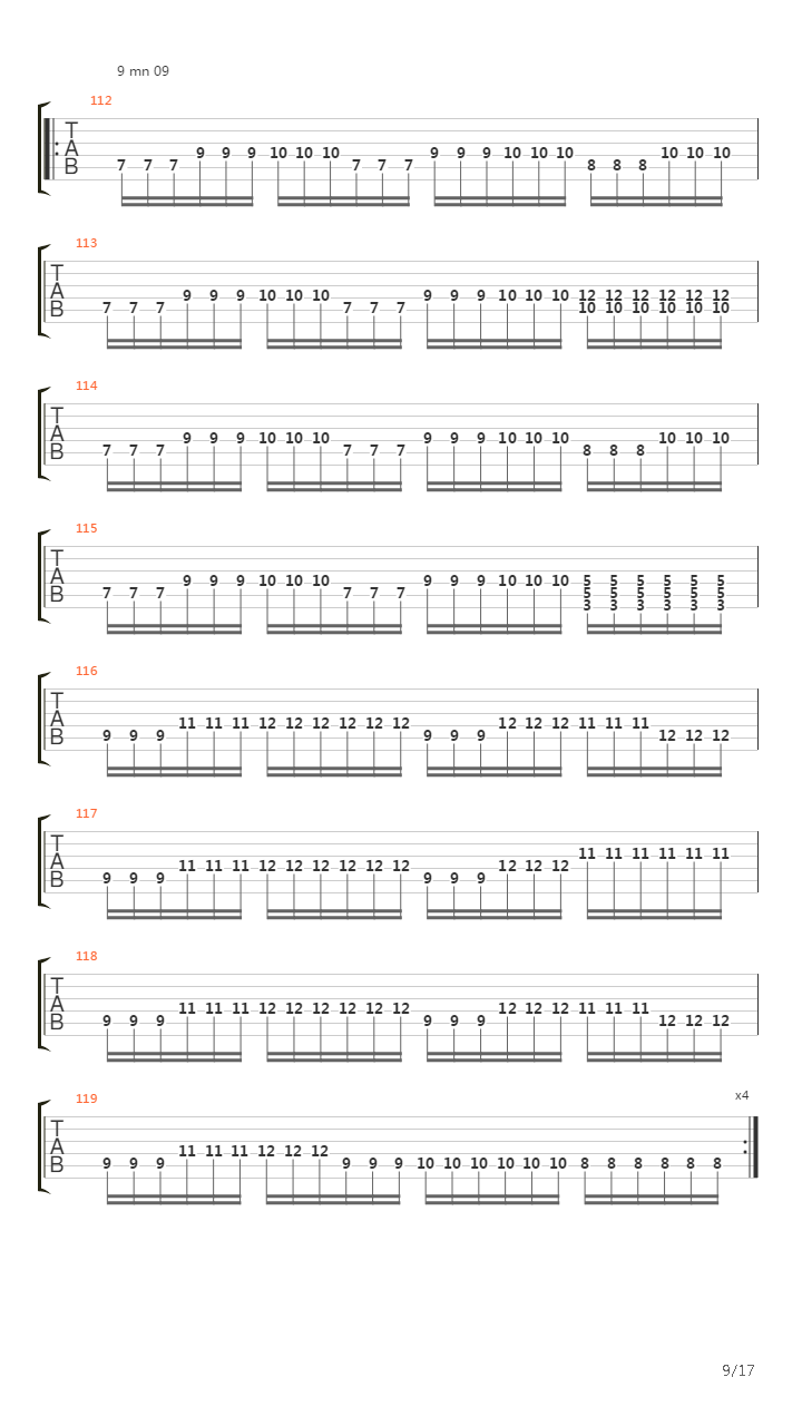 Die Baumfrau吉他谱