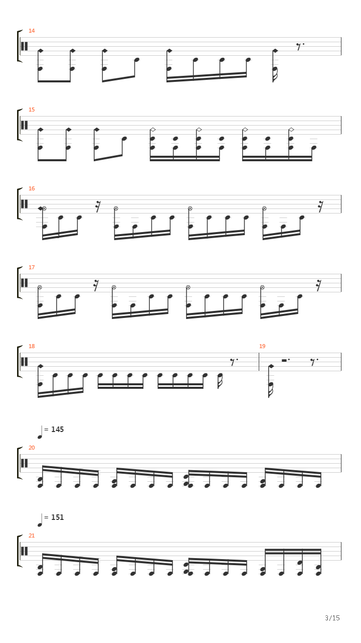 Crack In The Spine Of The Gallant吉他谱