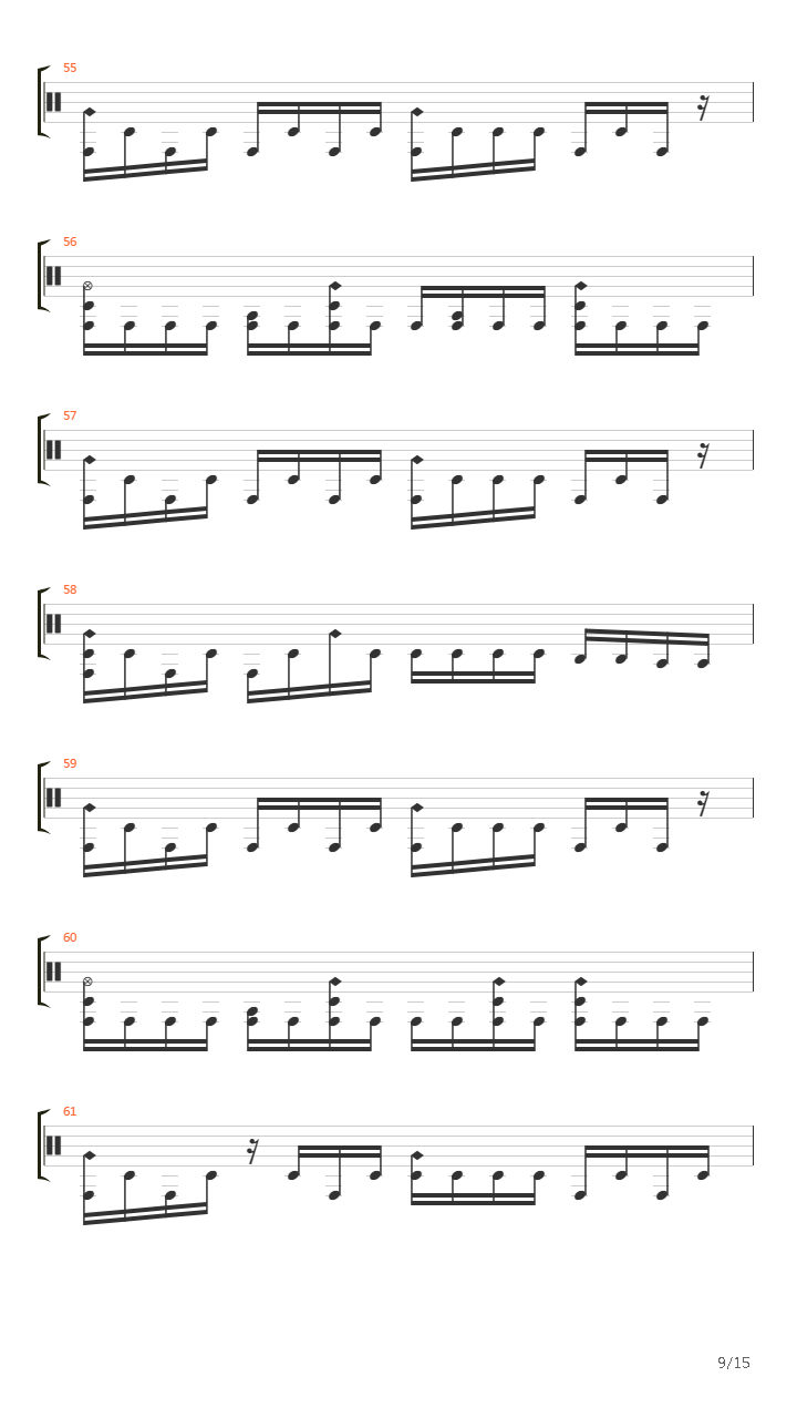 Crack In The Spine Of The Gallant吉他谱