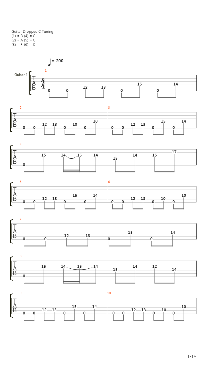 Over The Horizon吉他谱