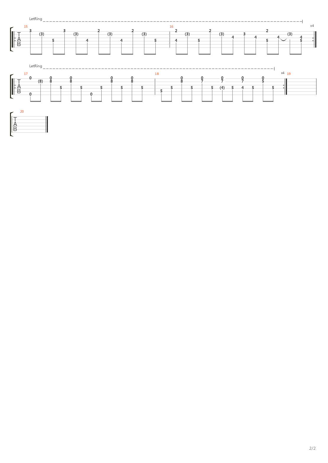 Sheets吉他谱