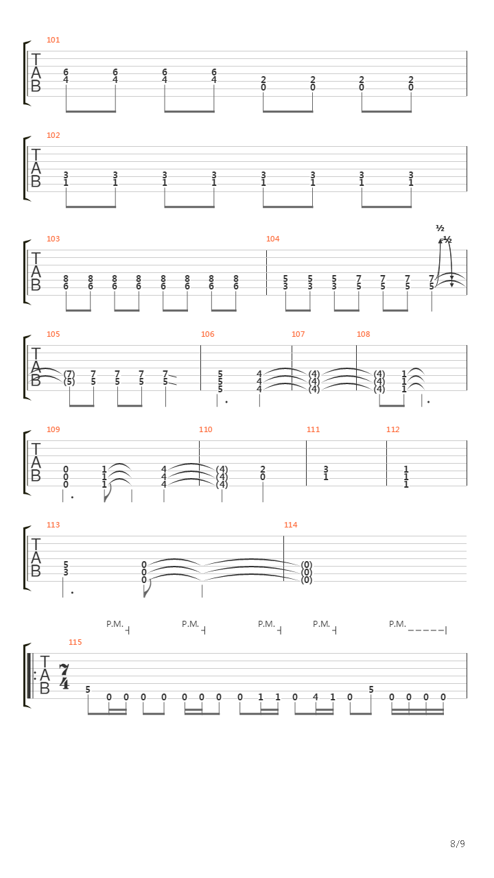 Cipher吉他谱