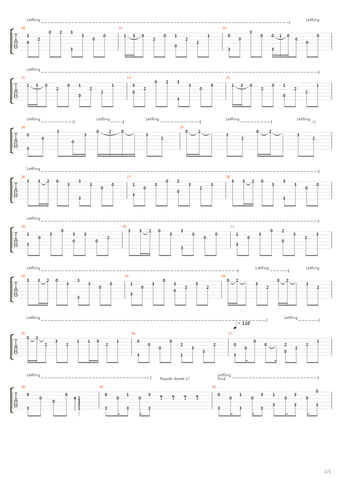 Se Acabo吉他谱