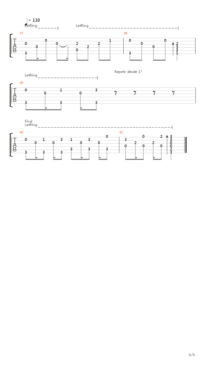 Se Acabo吉他谱