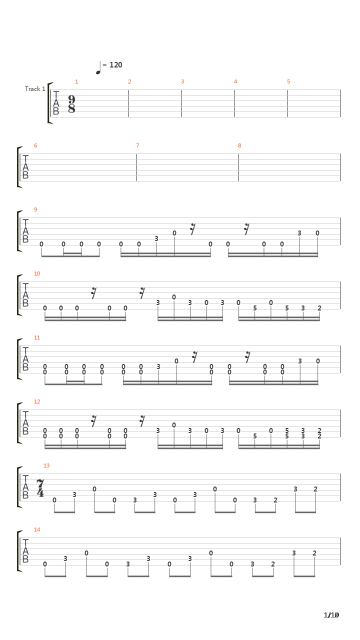 Song Of Storms吉他谱