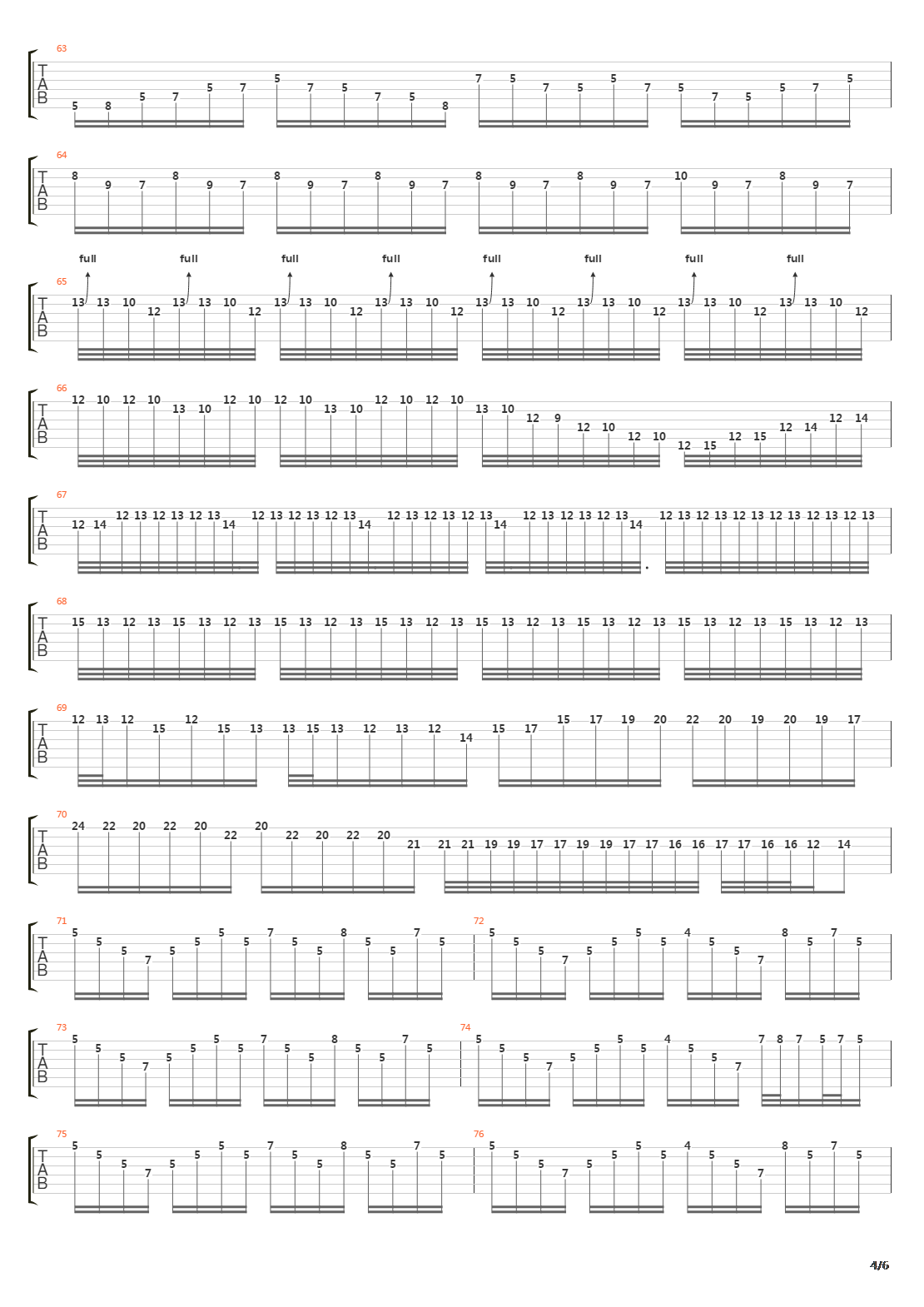 wellerman吉他教学图片