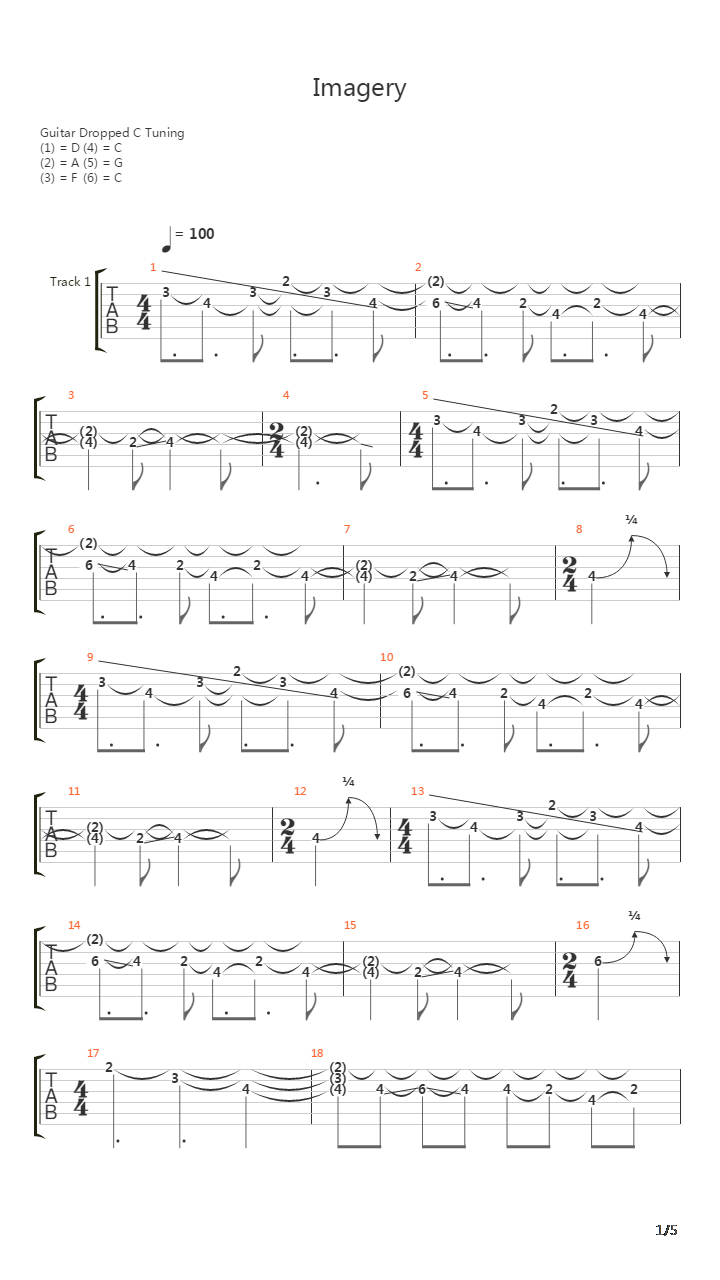 Imagery吉他谱
