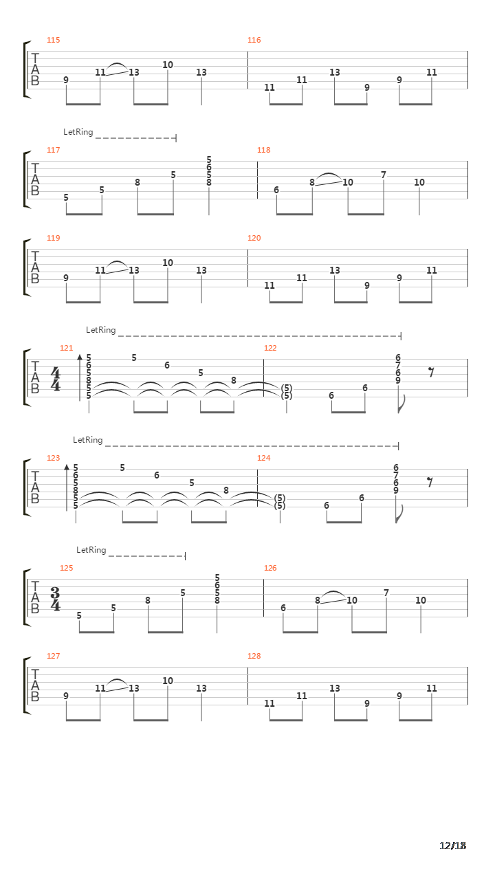 Baryogenesis吉他谱