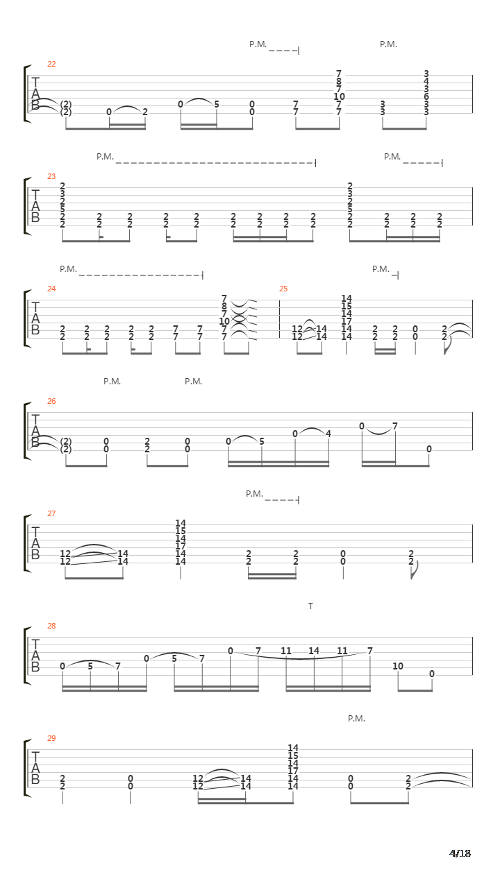 Baryogenesis吉他谱