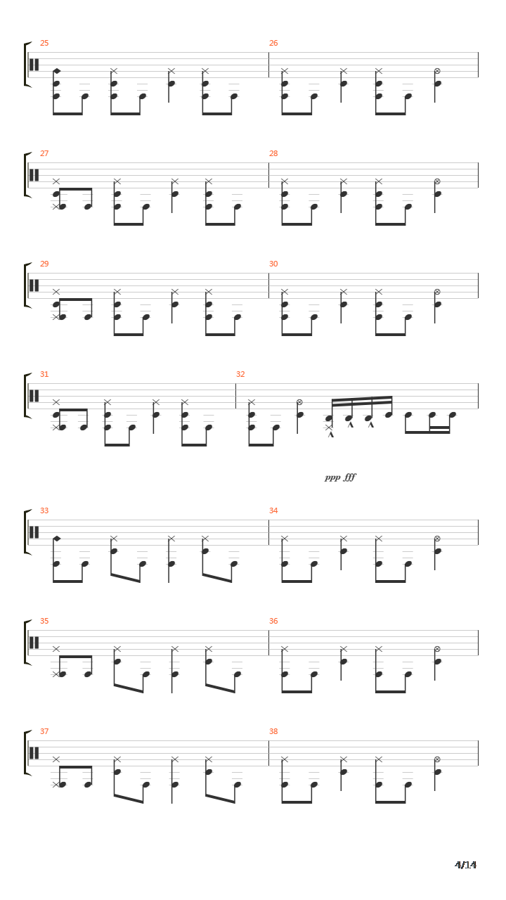 Fruity Lexia Drums吉他谱