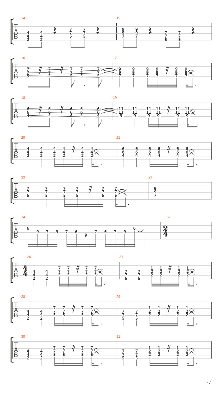 KASUMI吉他谱