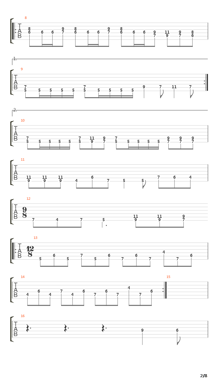 Banners Of Castile吉他谱