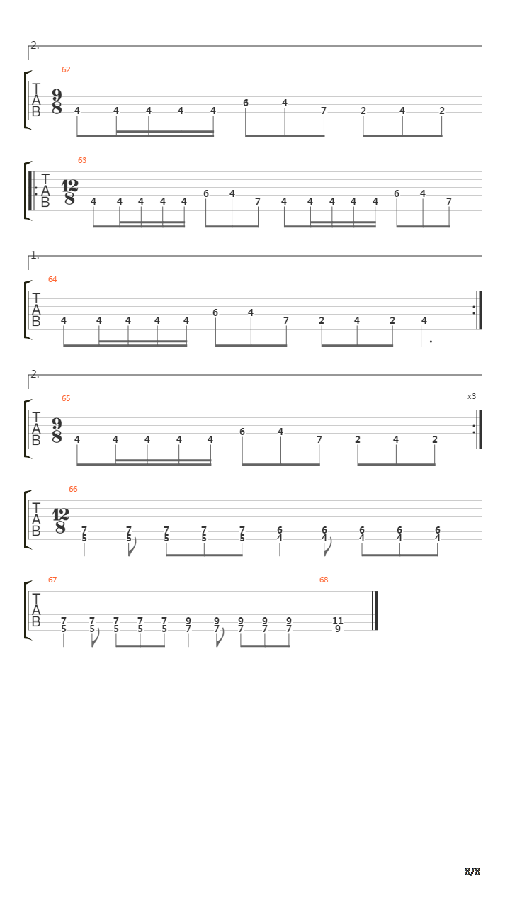 Banners Of Castile吉他谱