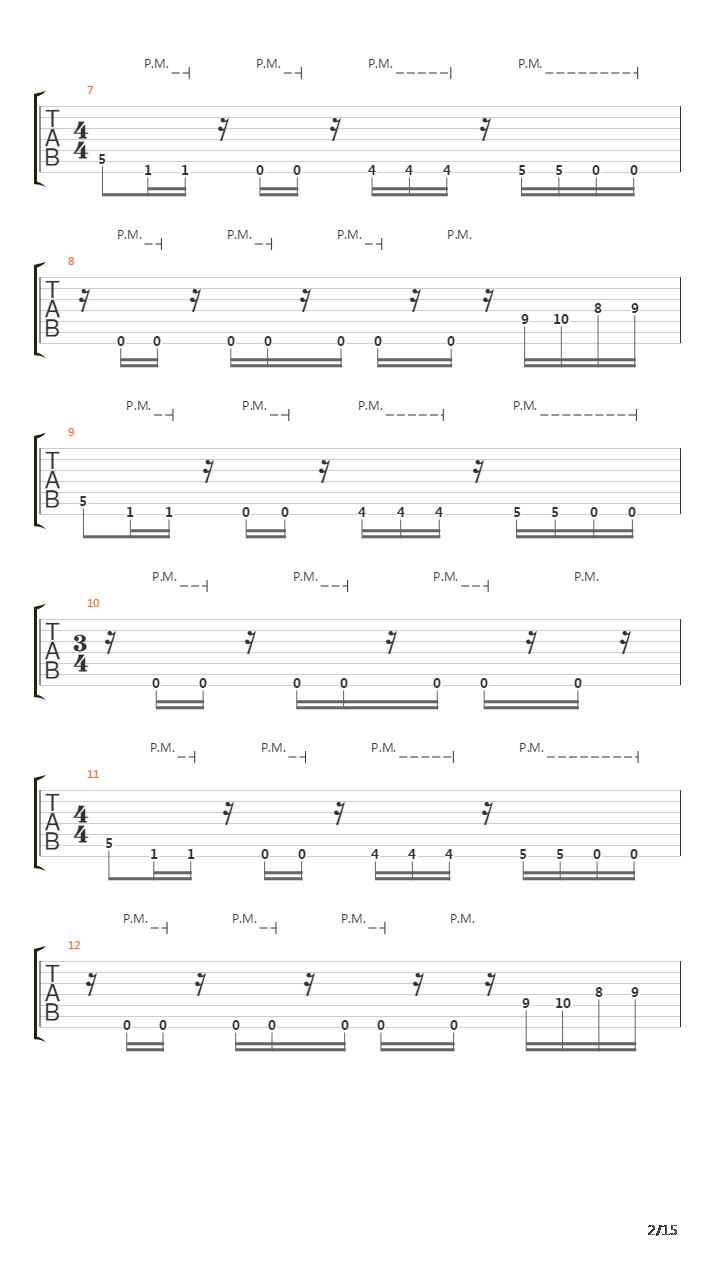 悪夢の輪舞曲(Akumu No Rondo)吉他谱