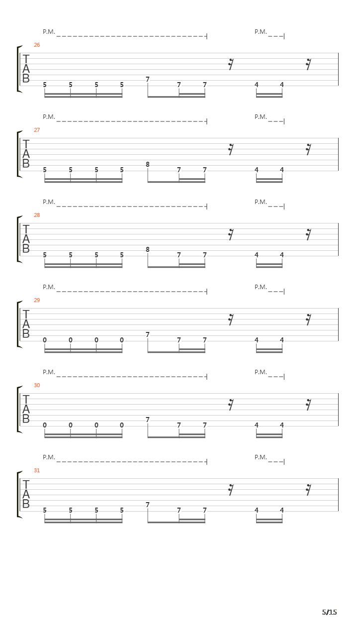 悪夢の輪舞曲(Akumu No Rondo)吉他谱