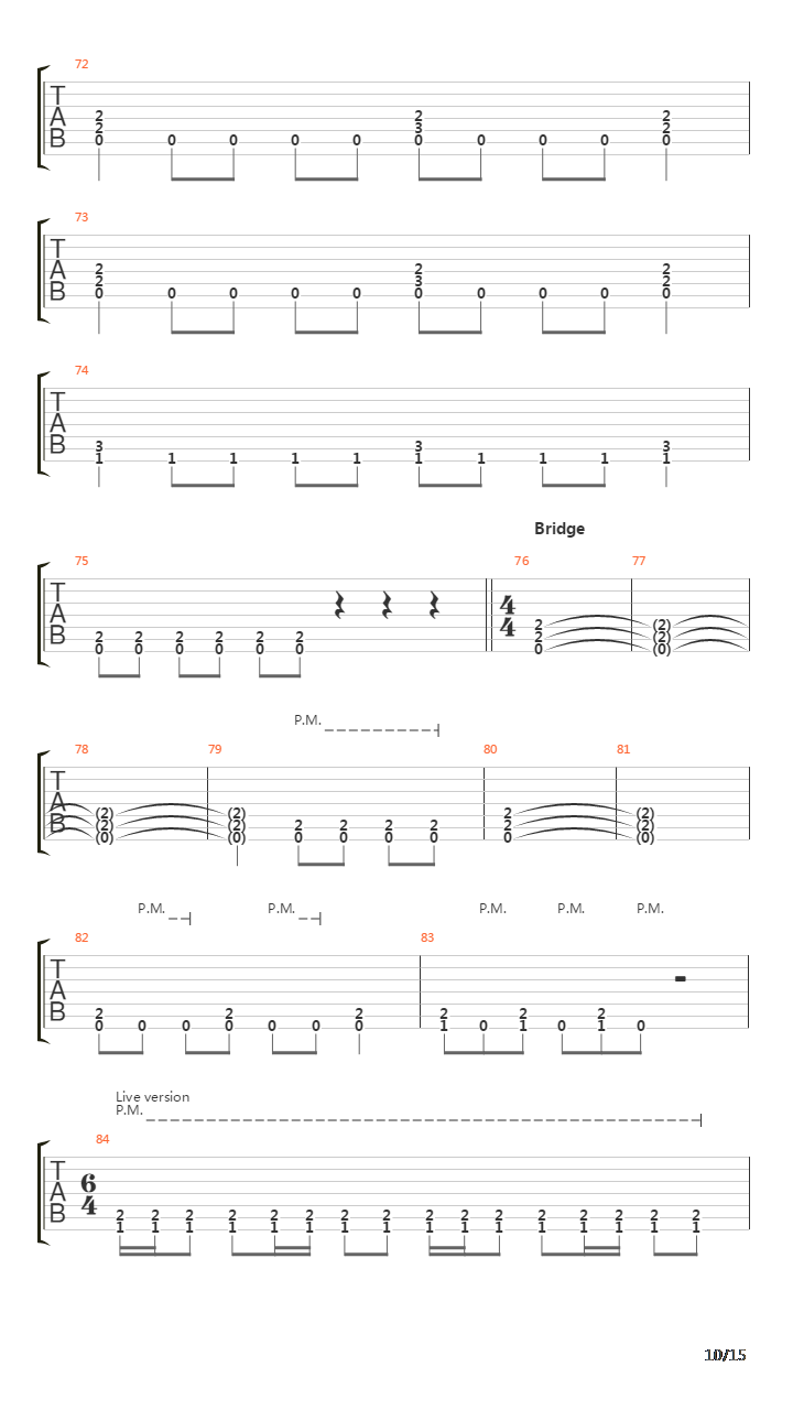 悪夢の輪舞曲(Akumu No Rondo)吉他谱