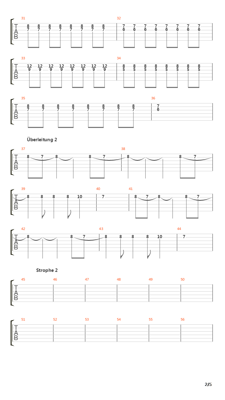 Integration吉他谱