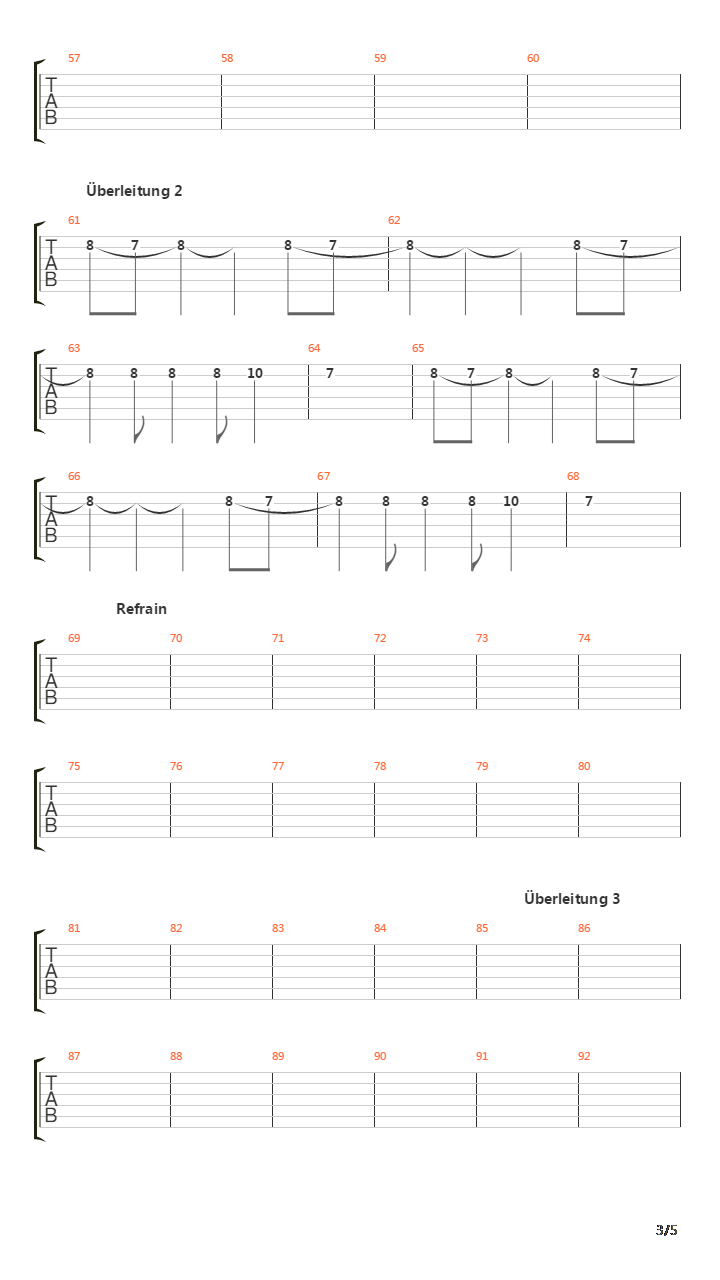 Integration吉他谱