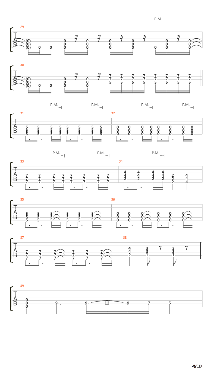 Playing Dead吉他谱