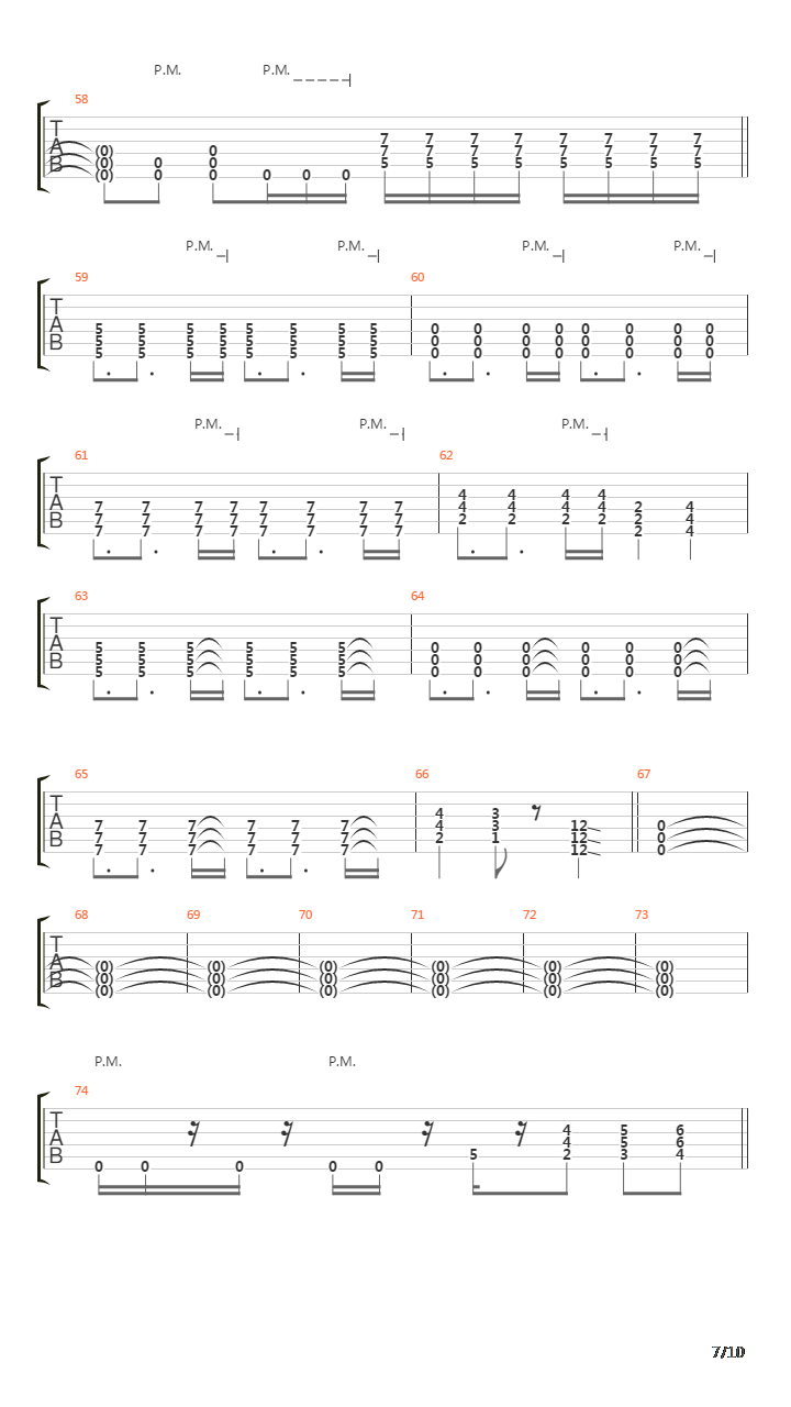 Playing Dead吉他谱